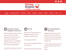 Tablet Screenshot of drivingbrighton.co.uk